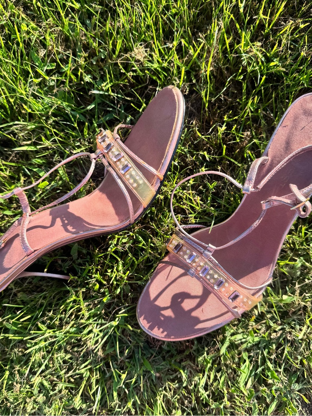 Nine West Vintage Rose Gold Heels